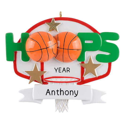 Basketball Hoops Christmas Ornament