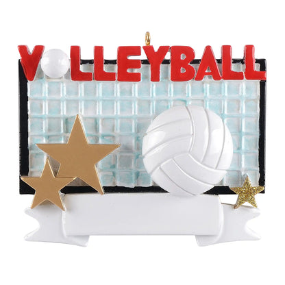 Volleyball Christmas Ornament - Banner