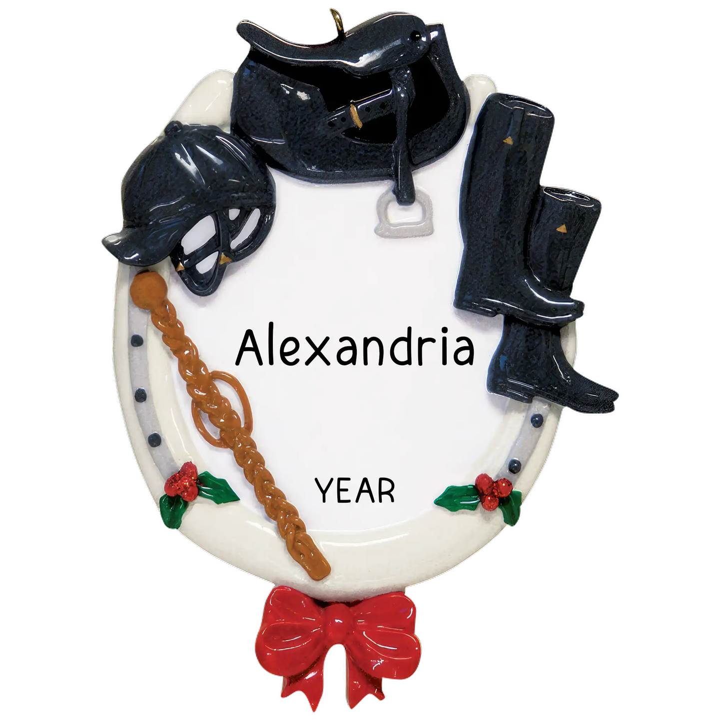 Equestrian Horse Riding Christmas Ornament