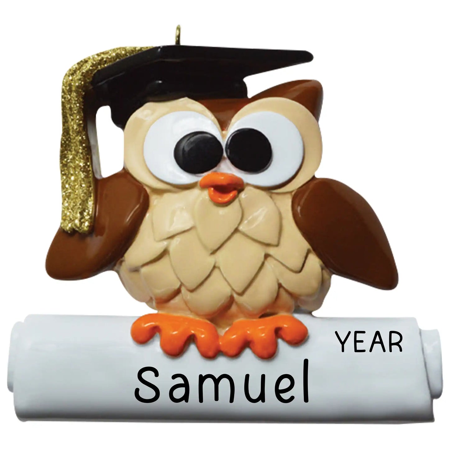 Wise Owl Graduation Christmas Ornament