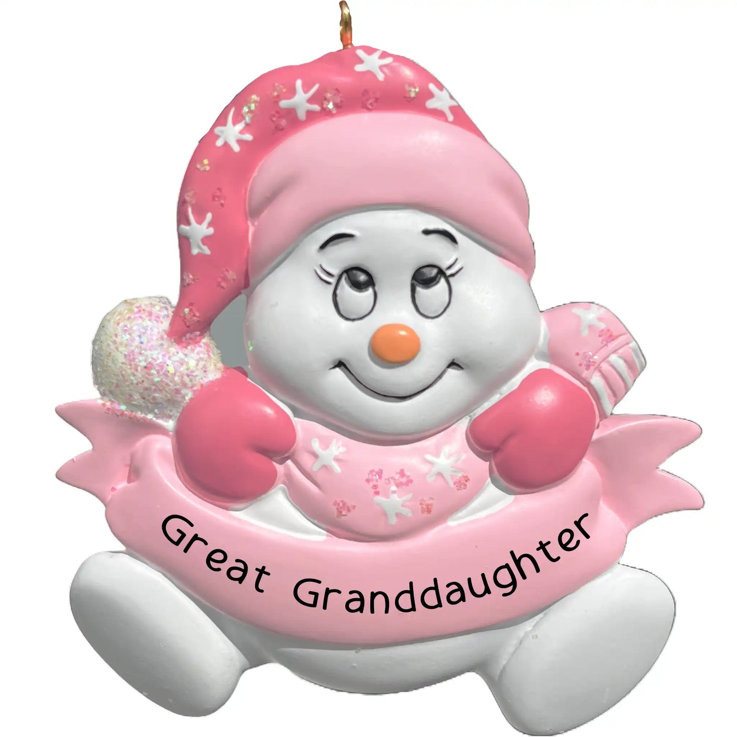 Great Granddaughter Snowman Christmas Ornament