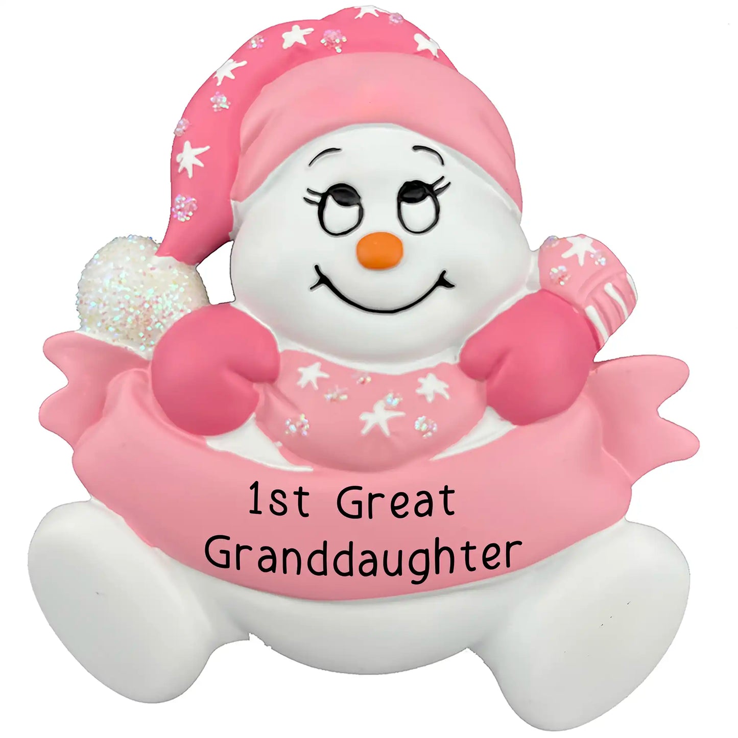 Great Granddaughter Snowman Christmas Ornament