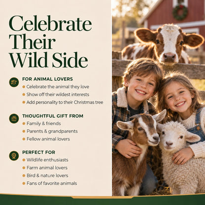 Celebrate their wild side with a personalized sitting black bear christmas ornament