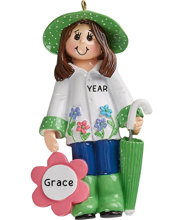 Gardening Personalized Christmas Ornament