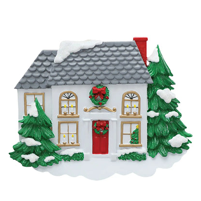 Traditional House Christmas Ornament