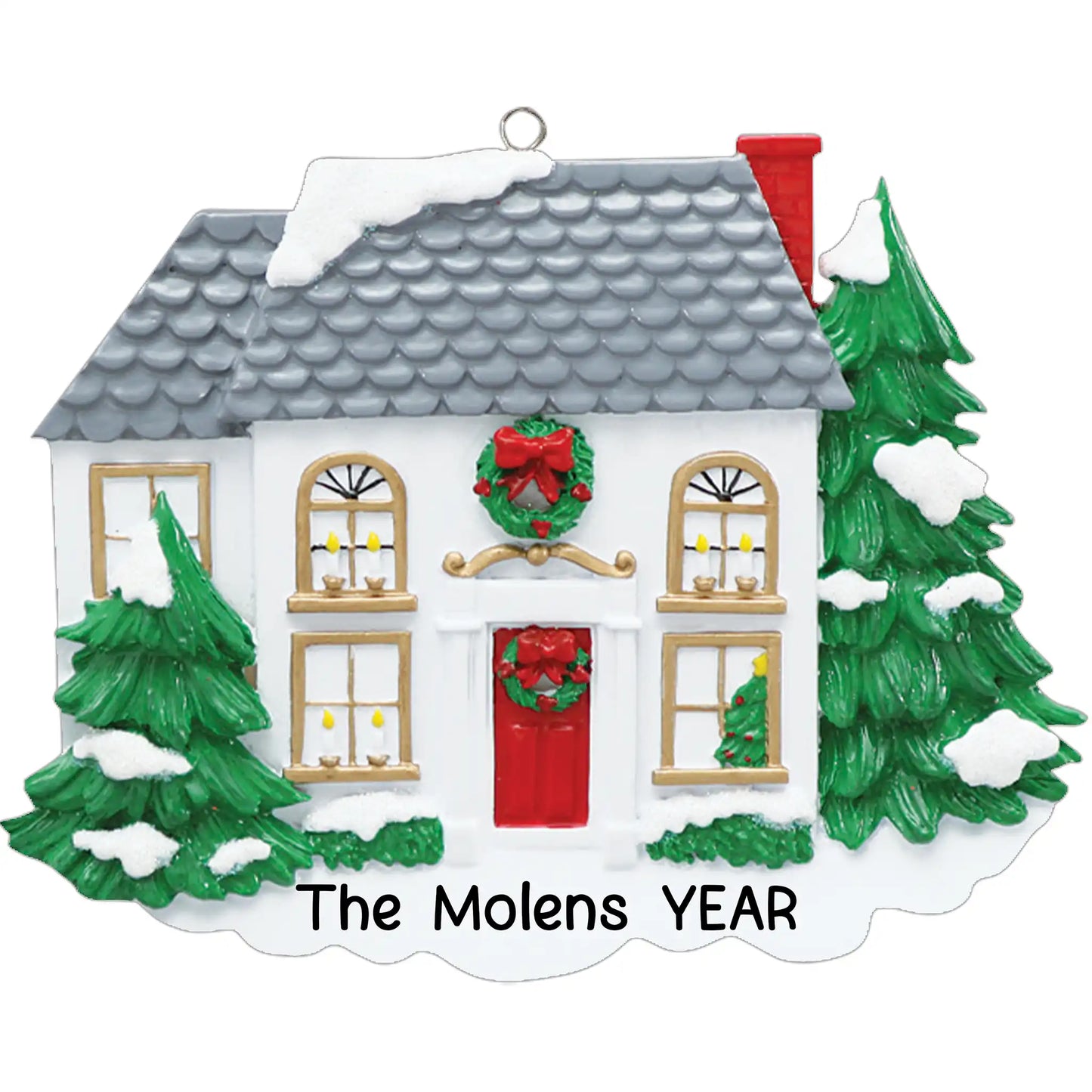 Traditional House Christmas Ornament