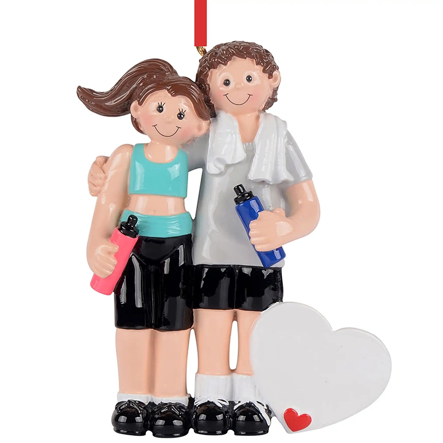 Workout Couple Christmas Ornament