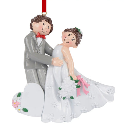 Wedding Just Married Christmas Ornament