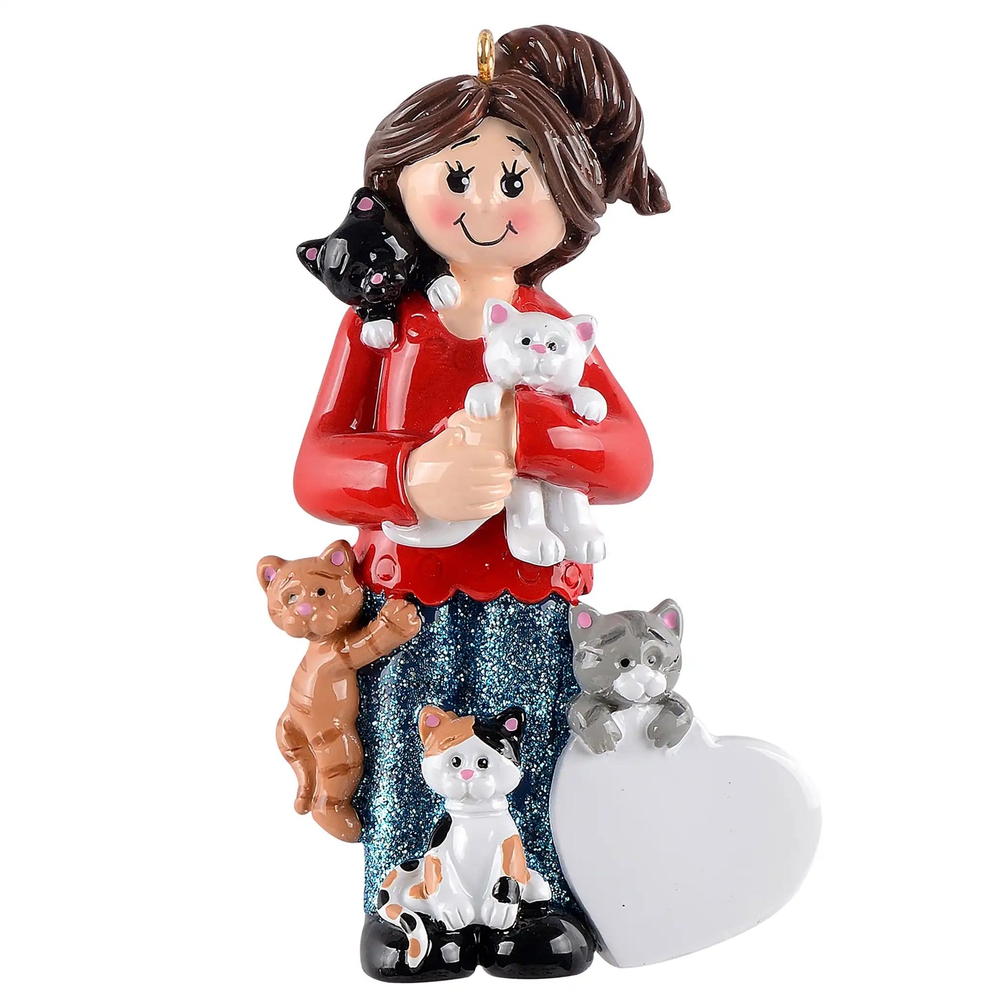 Crazy Cat Lady Christmas Ornament