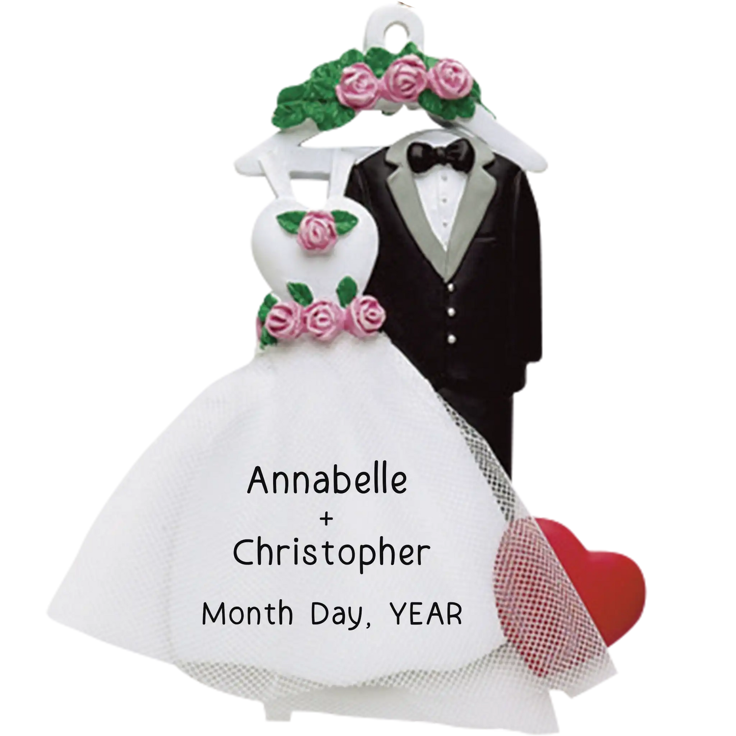 Wedding Attire Christmas Ornament