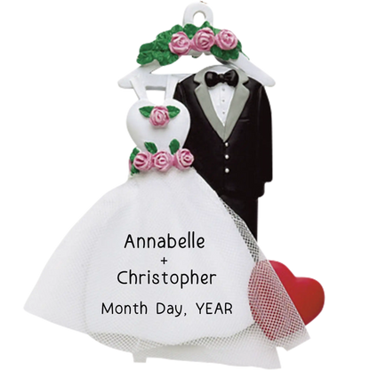 Wedding Attire Christmas Ornament