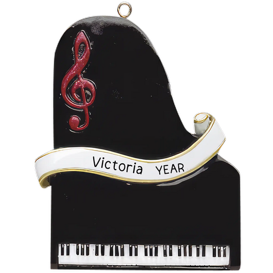 Piano Christmas Ornament