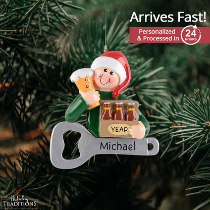 Beer Lover Christmas Ornament