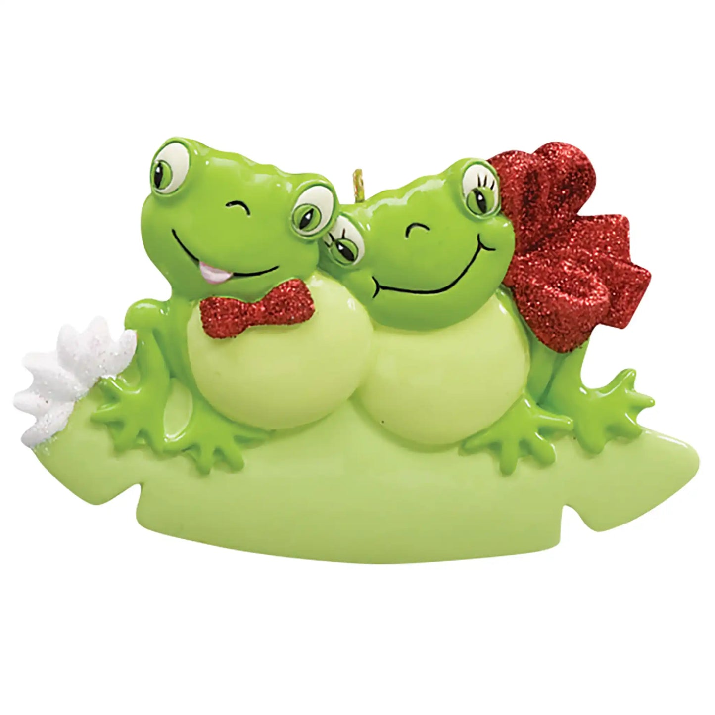 Frog Couple Christmas Ornament