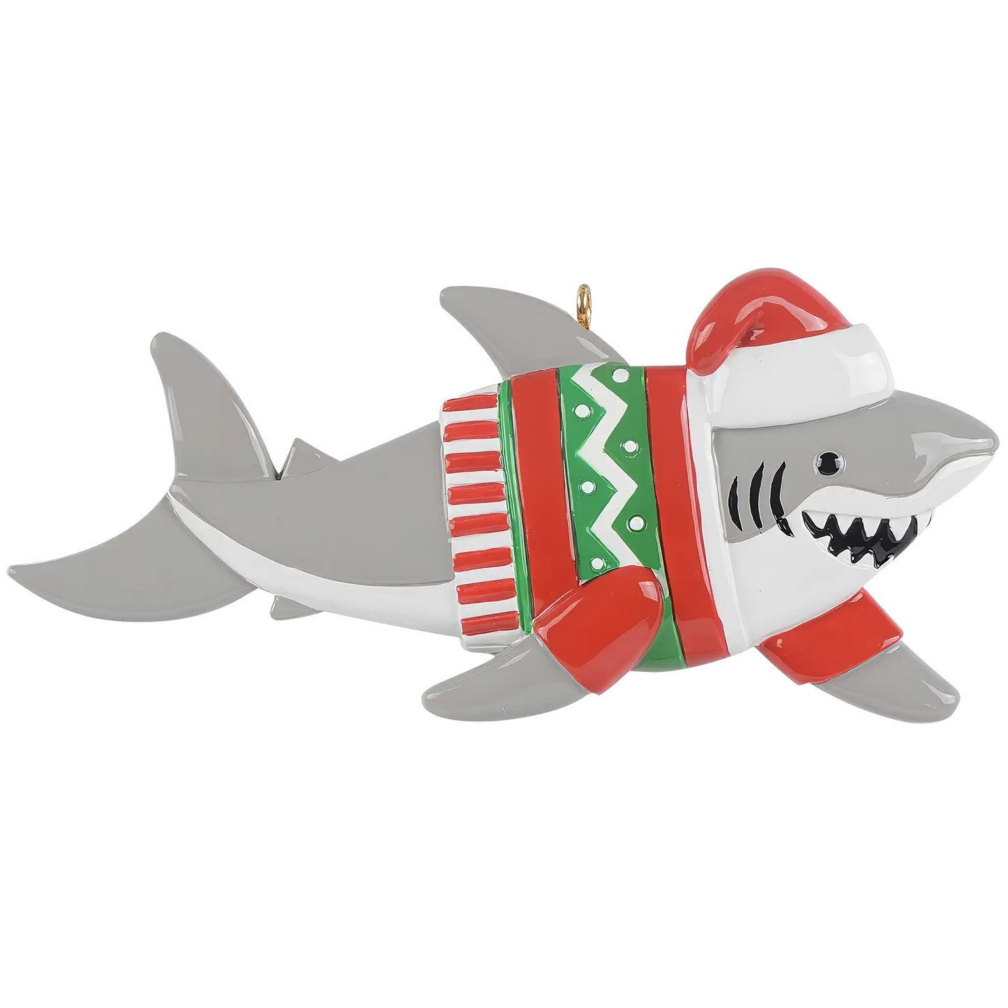 Shark Fun Christmas Ornament