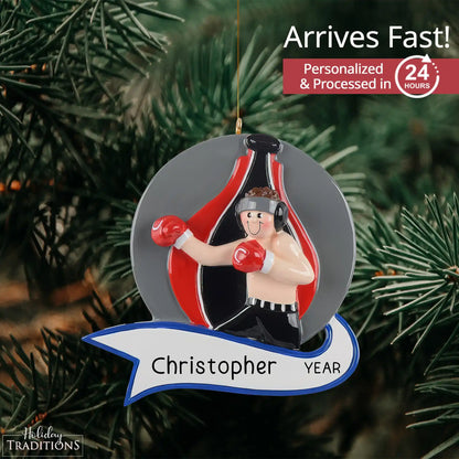 Adorno personalizado de boxeador