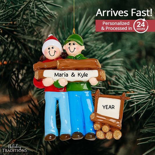 Great Outdoors Couple Christmas Ornament