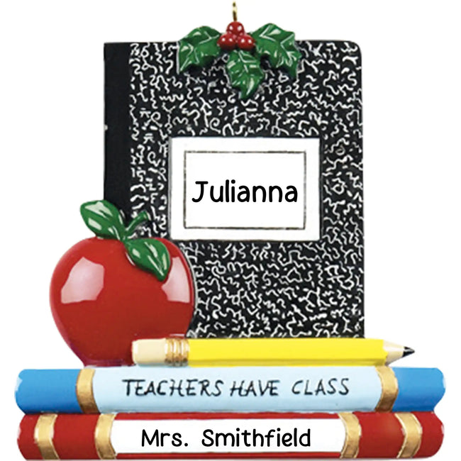 Teachers Have Class Personalized Ornament personalized teacher appreciation keepsake