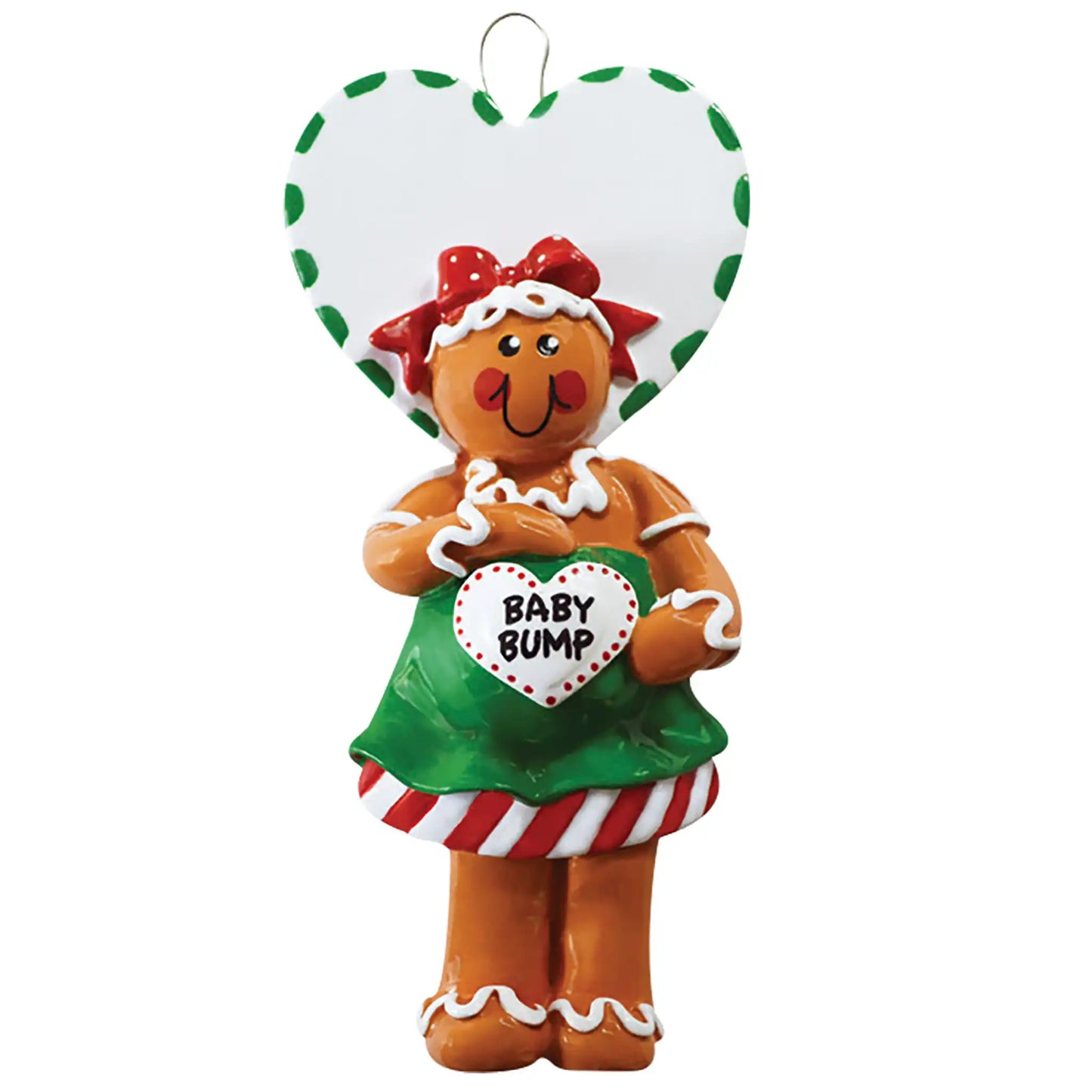 Gingerbread Mom To Be Christmas Ornament