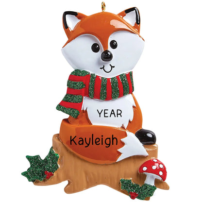 Fox Christmas Ornament