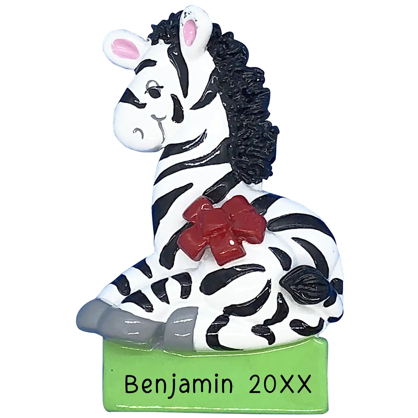 Zebra Personalized Ornament