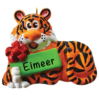 Christmas Tiger Christmas Ornament