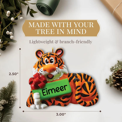 Christmas Tiger Christmas Ornament