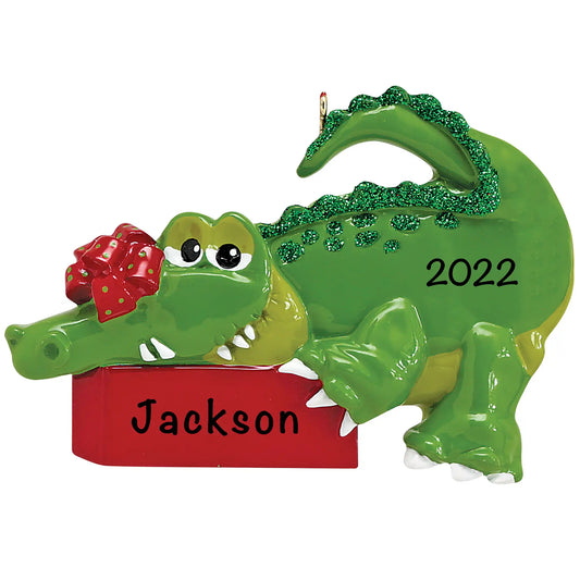 Alligator Christmas Ornament