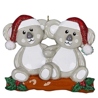 Koala Couple Christmas Ornament