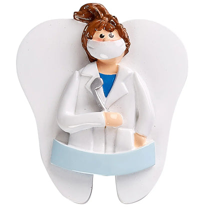 Dentist - Woman Christmas Ornament