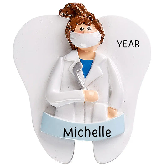 Dentist - Woman Christmas Ornament