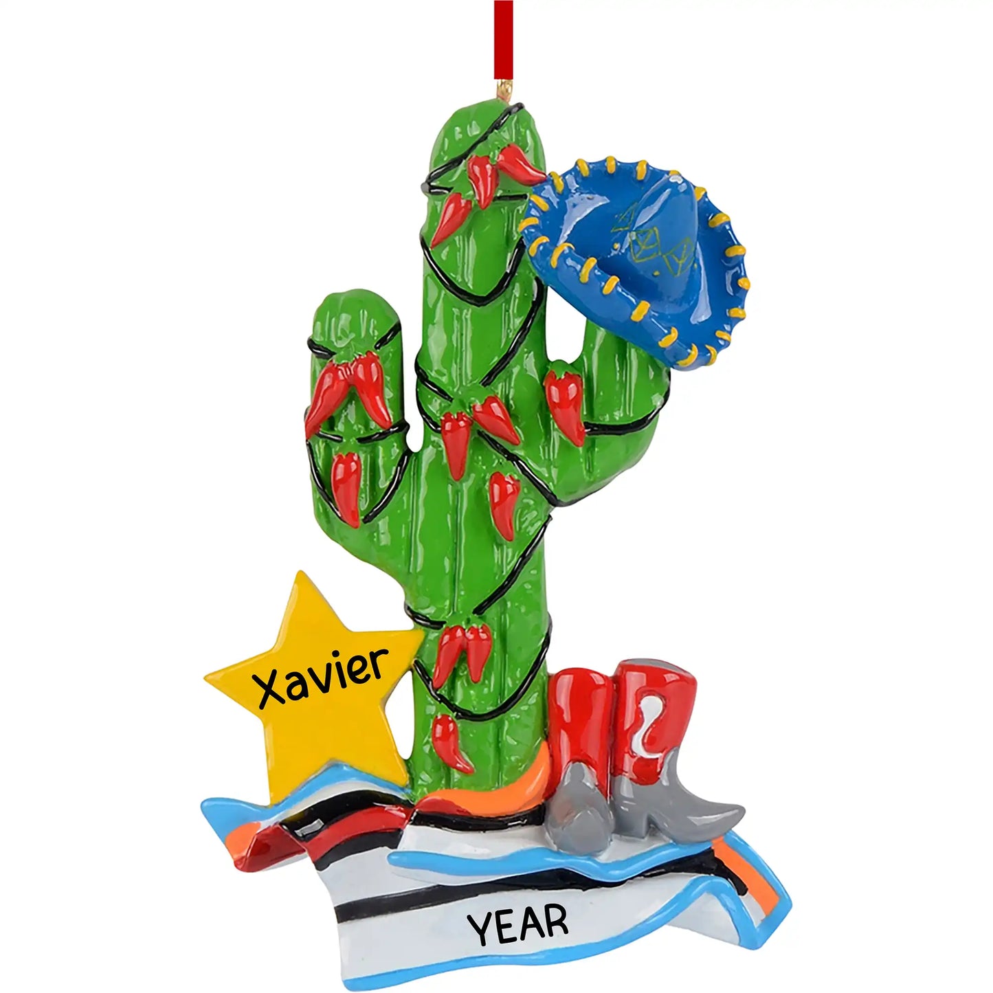 Cactus Christmas Ornament