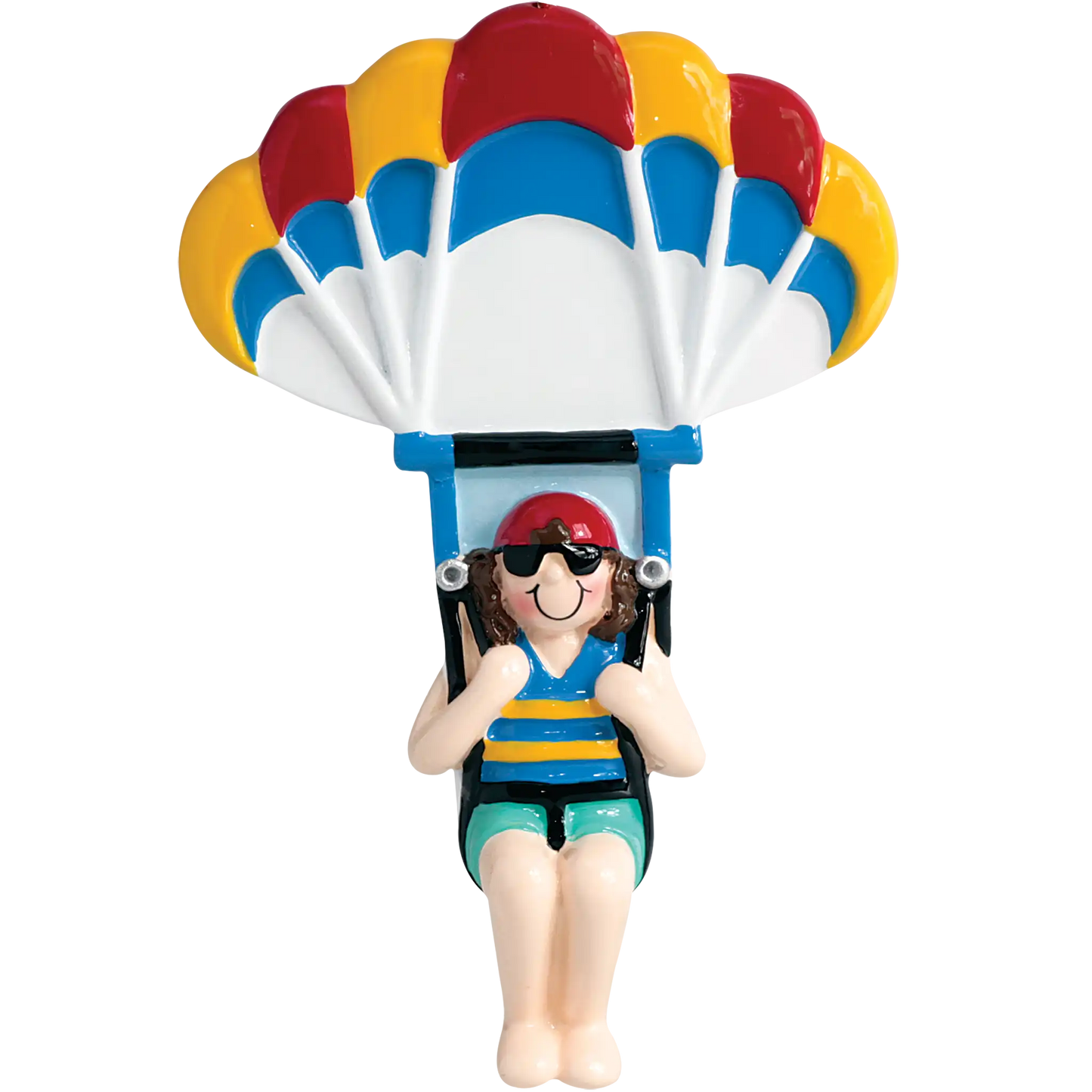 Parasailing Girl Christmas Ornament