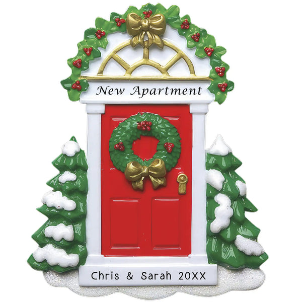 Adorno personalizado para apartamento nuevo - Puerta roja