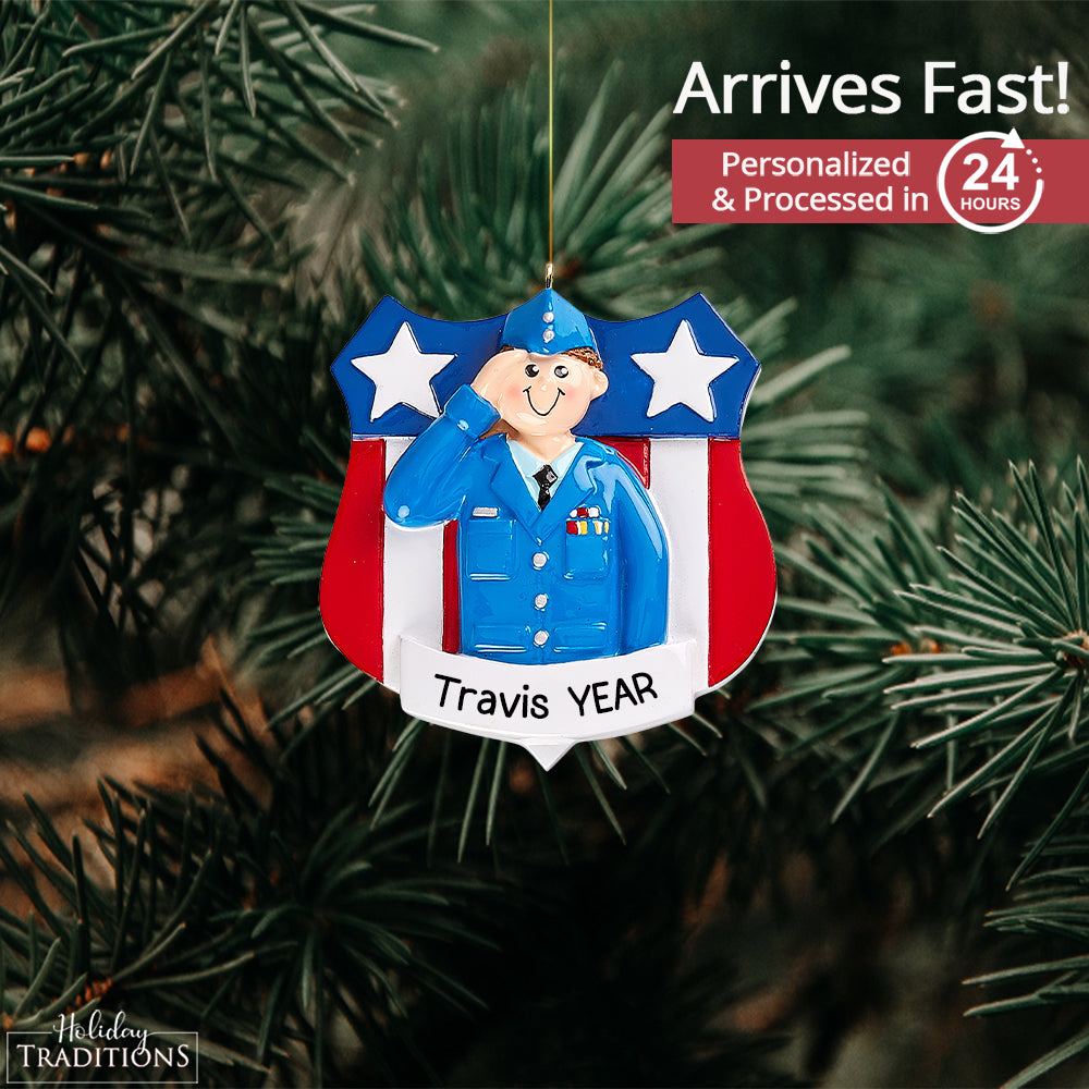 Air Force USA Christmas Ornament