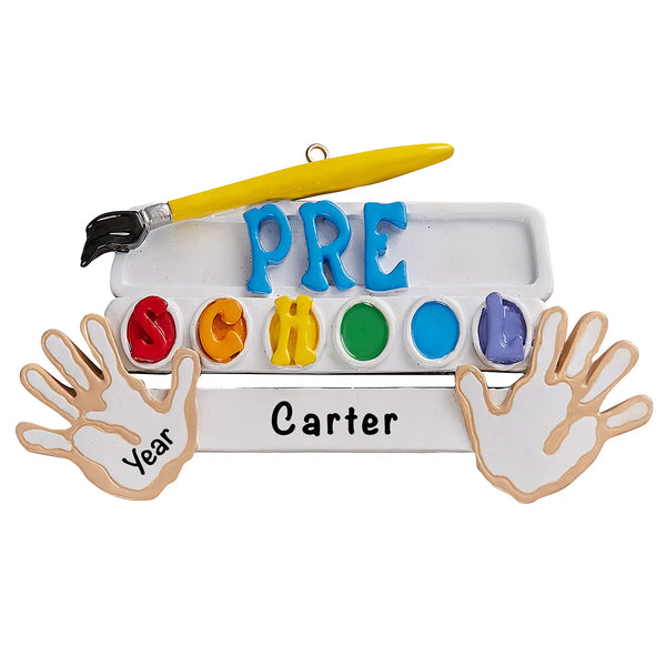 Adorno personalizado para preescolar
