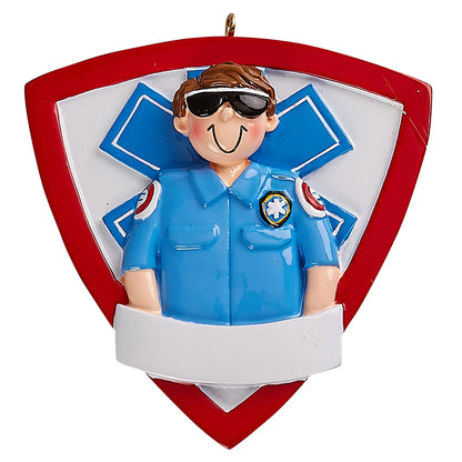 EMT Paramedic Christmas Ornament