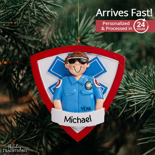 EMT Paramedic Christmas Ornament