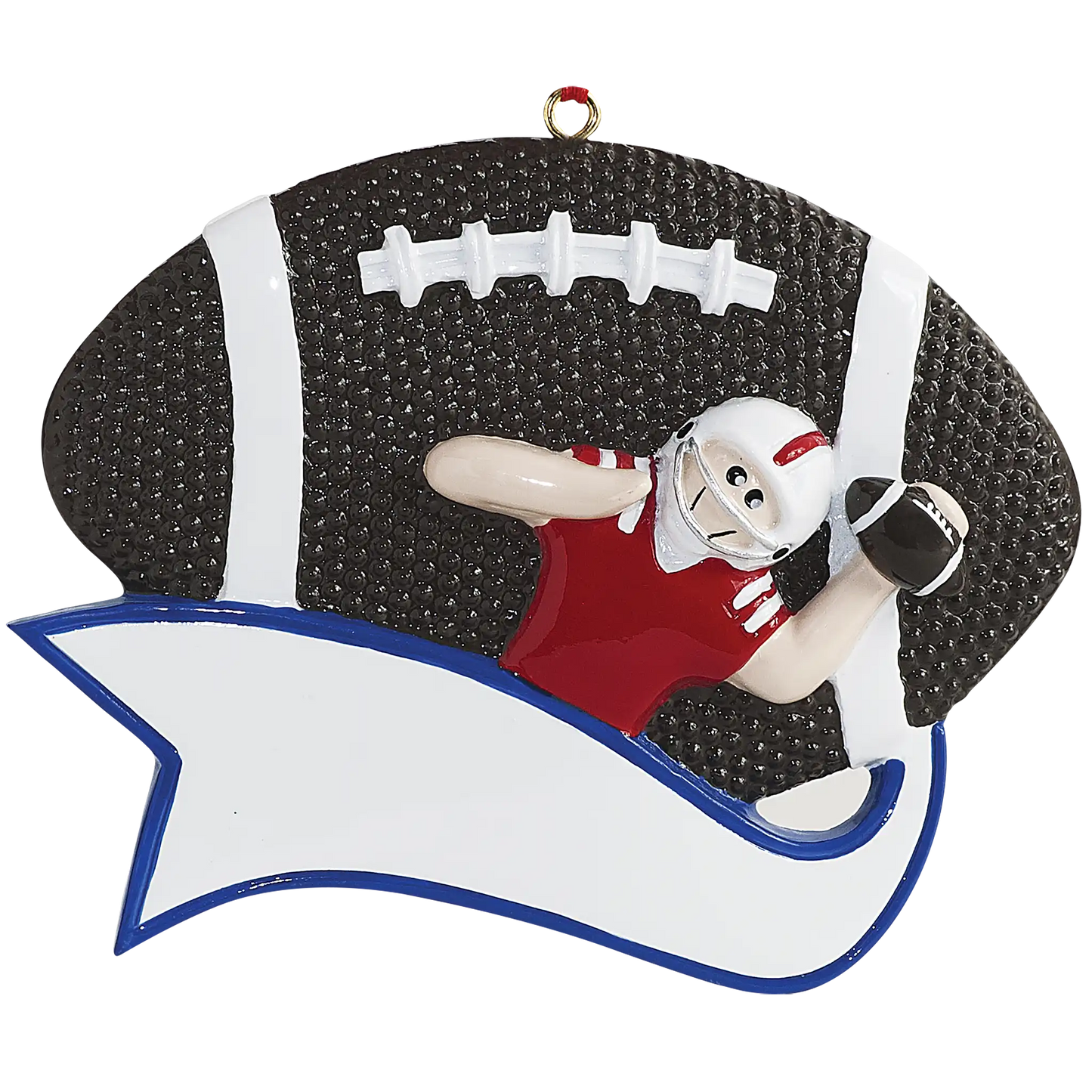 Football Quarterback Christmas Ornament