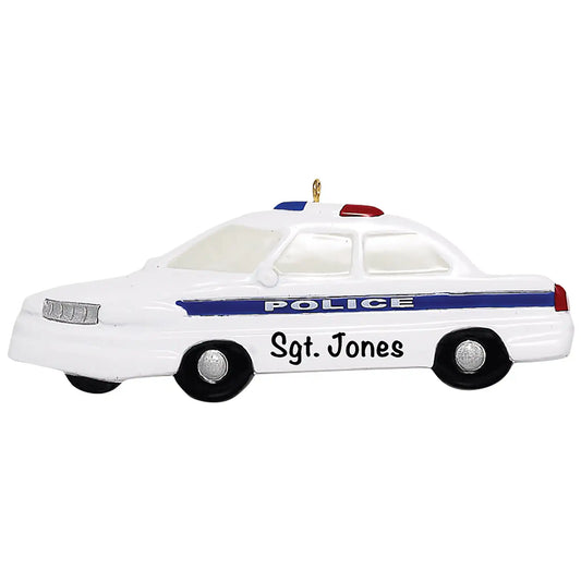 Police Car Christmas Ornament