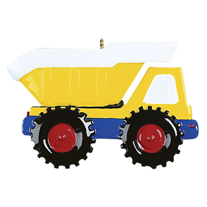 Dump Truck Christmas Ornament