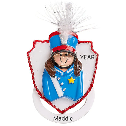 Marching Band Girl Christmas Ornament