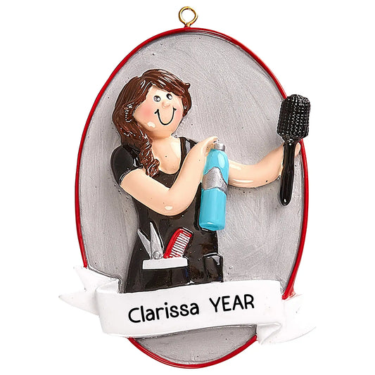 Cosmetologist Christmas Ornament