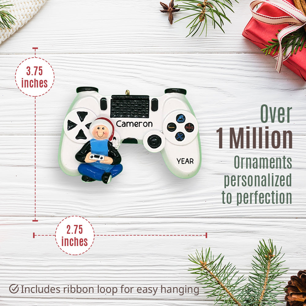 Video Game Controller Christmas Ornament