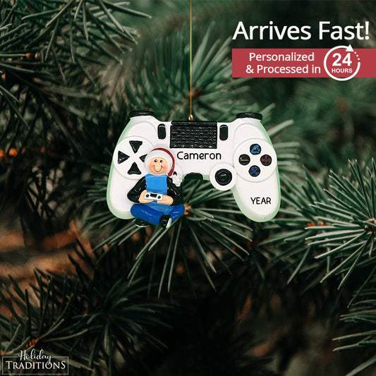 Video Game Controller Christmas Ornament