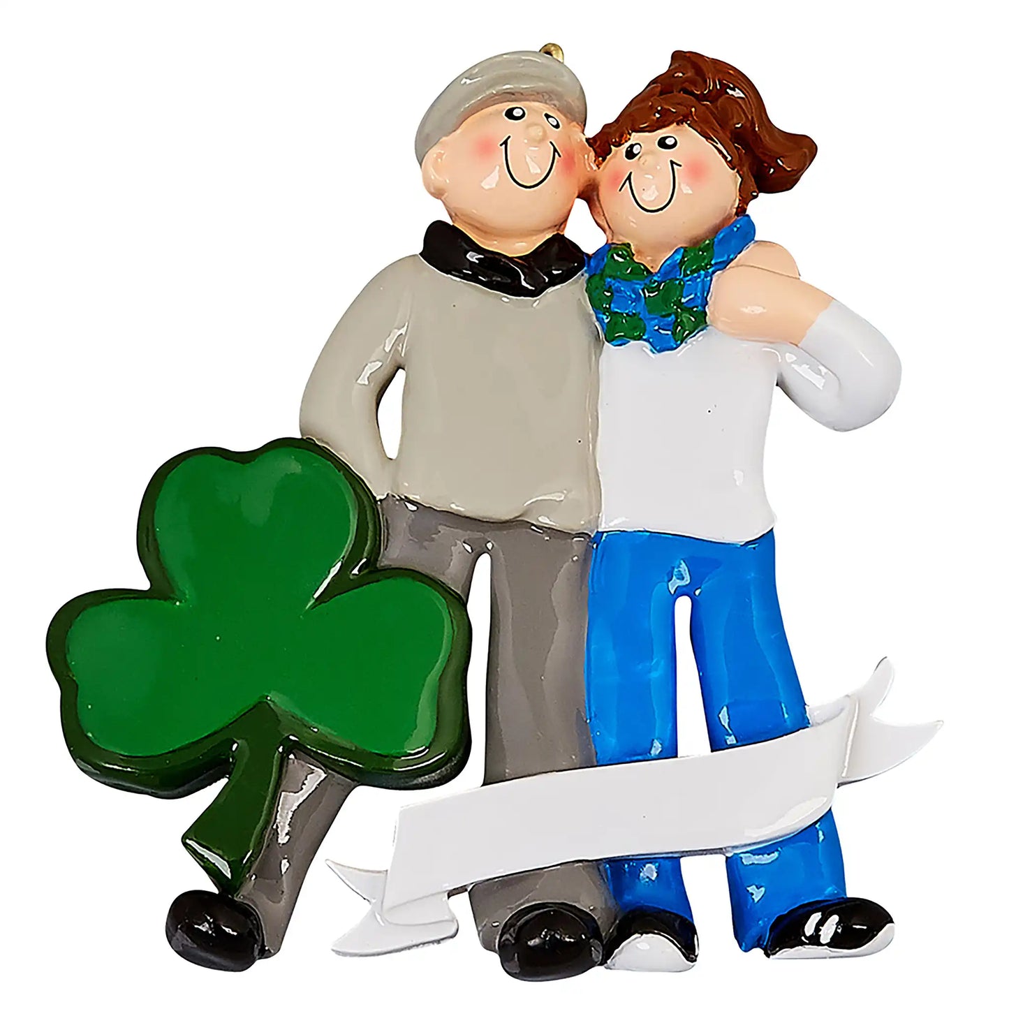 Love In Ireland Couple Christmas Ornament