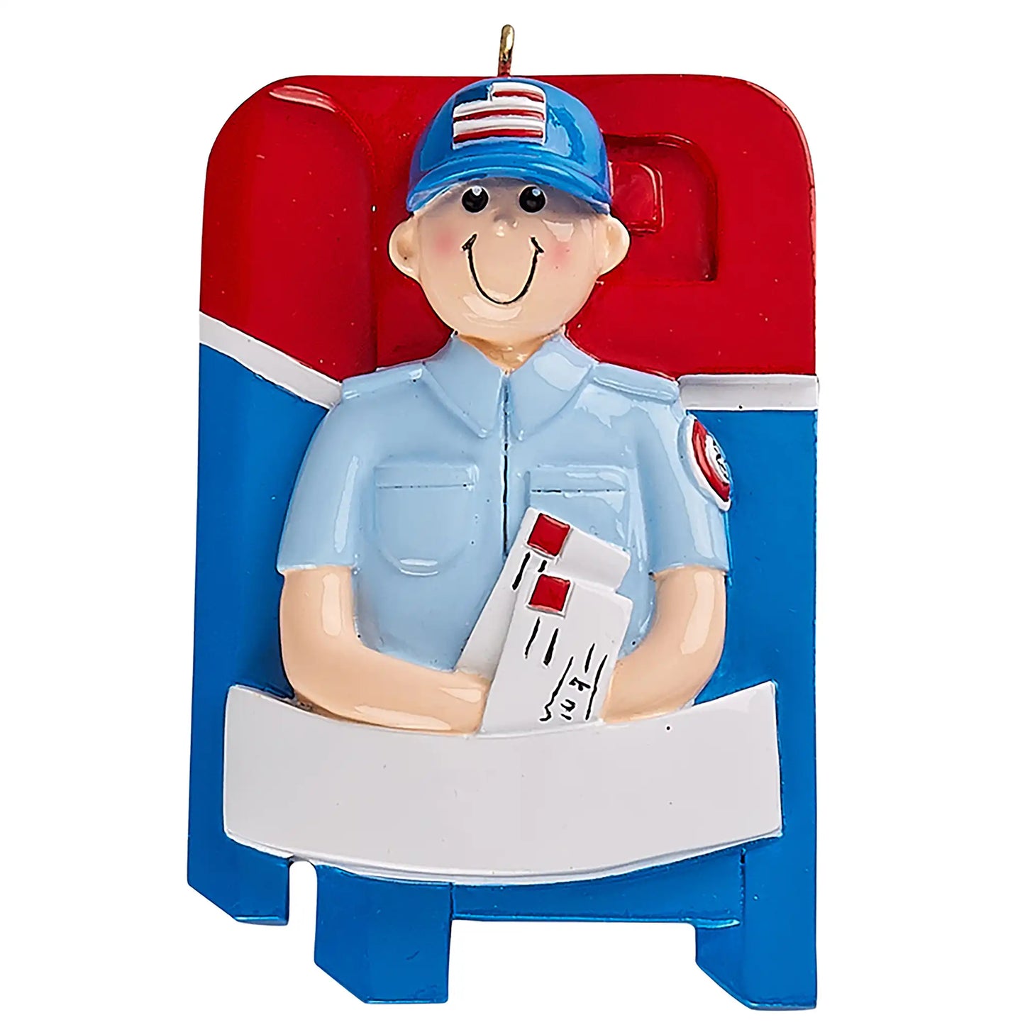 Mailman USPS Christmas Ornament