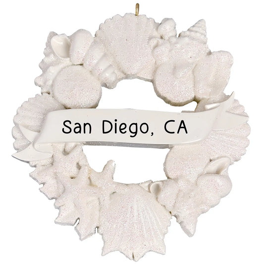 Beach Sea Shell Christmas Ornament