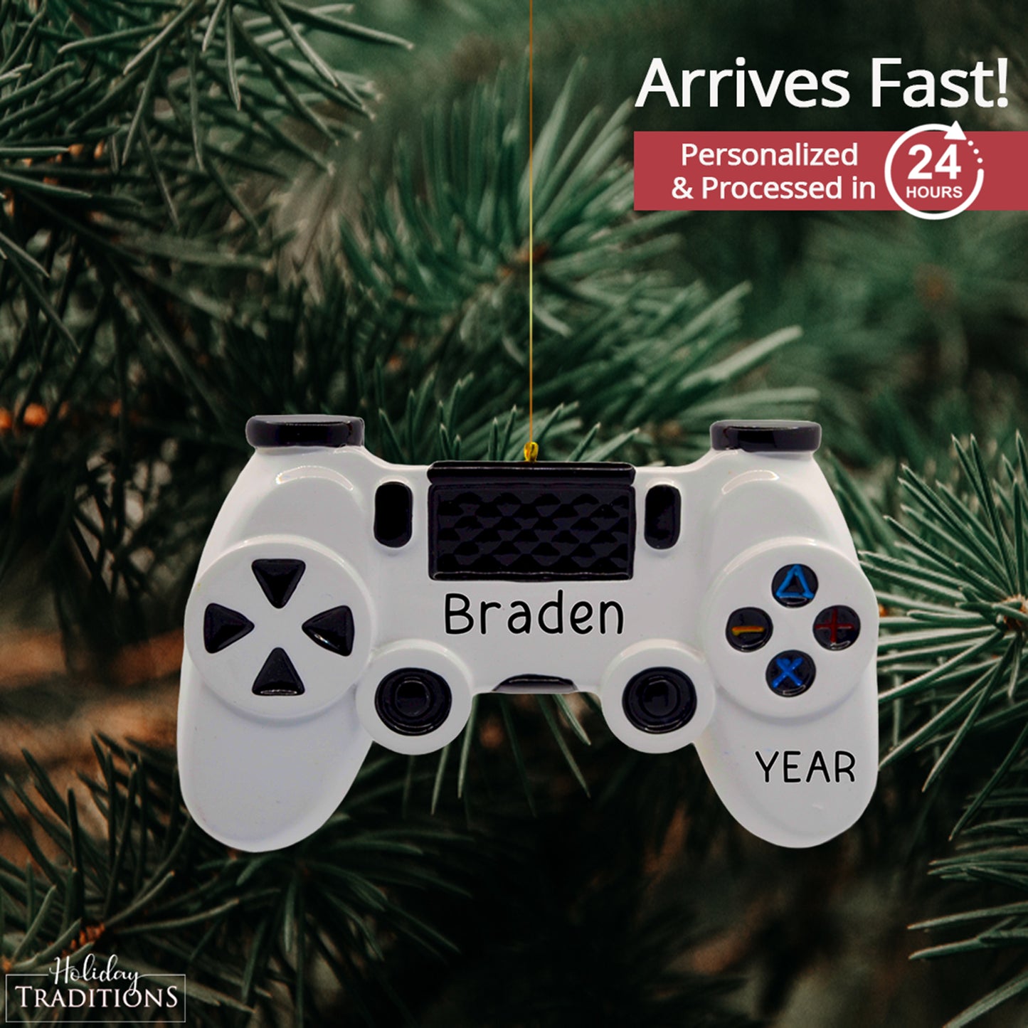 Video Gaming Controller Christmas Ornament