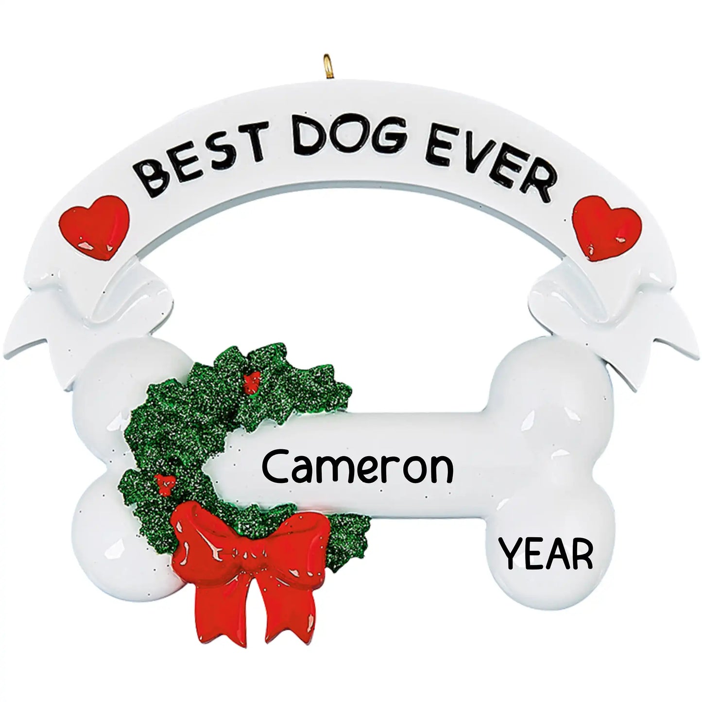 Best Dog Ever Christmas Ornament